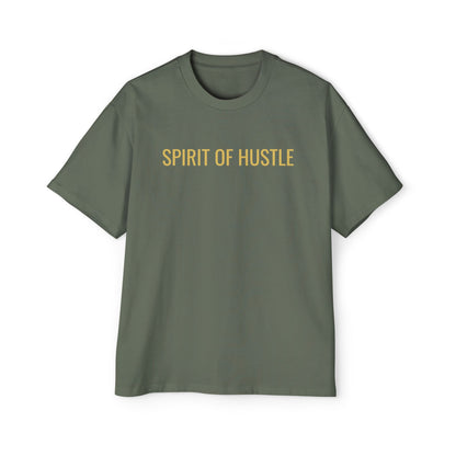 Men's Oversized T-Shirt - SPIRIT OF HUSTLE