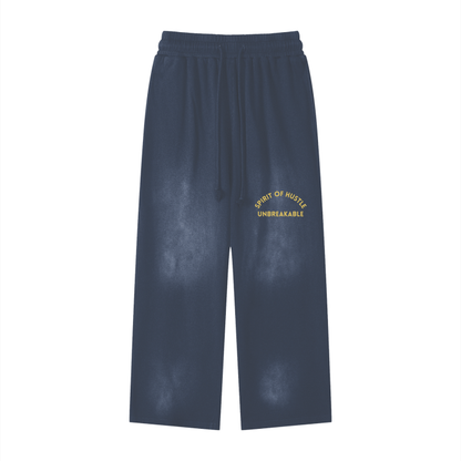 Unisex Wide Leg Sweatpants - SPIRIT OF HUSTLE