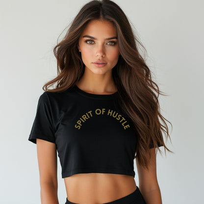 Cropped T-Shirt - SPIRIT OF HUSTLE